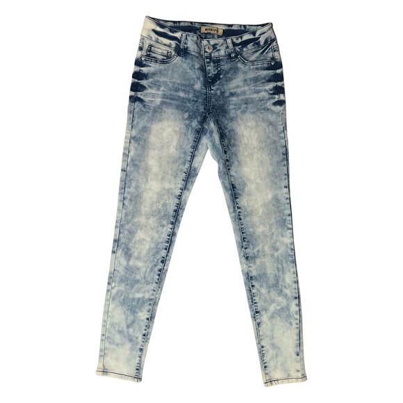 NWOT Blue Spice Acid Wash Skinny Jeans - Picture 1 of 8